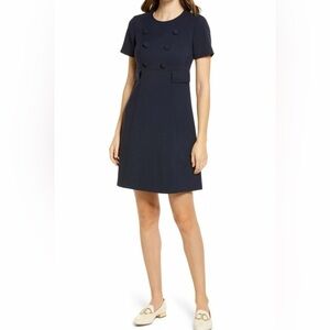 Harper Midnight Blue Buttoned Dress size 4